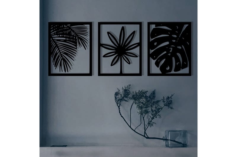 Mutena Veggdekor - Svart - Innredning - Veggdekorasjon - Skilt - Metallskilt