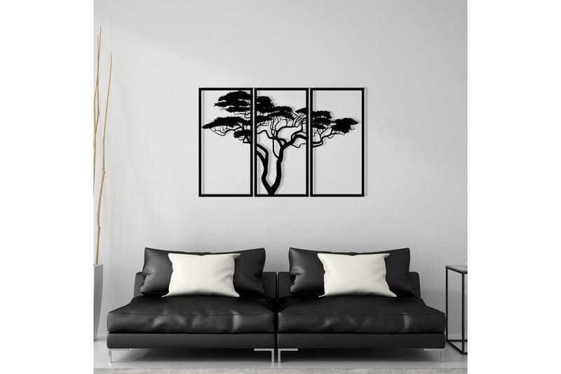 Plane tree Veggdekor - Svart - Innredning - Veggdekorasjon - Skilt - Metallskilt