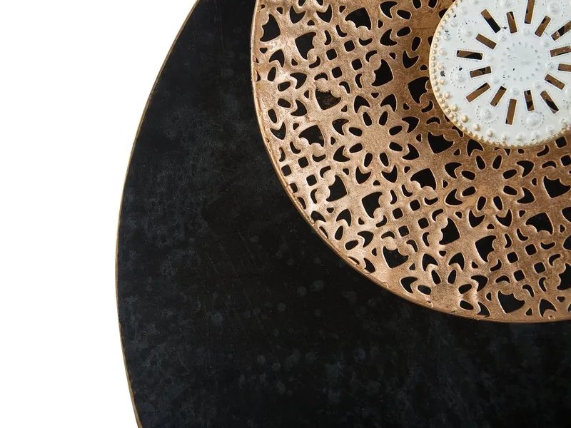 Rubidium Veggdekorasjon Med Skjell 49 cm - Svart - Innredning - Veggdekorasjon - Skilt - Metallskilt