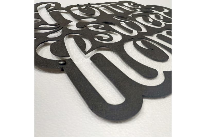 Salechard Skilt 47x50 cm VP Spain - Metall/Svart - Innredning - Veggdekorasjon - Skilt - Metallskilt