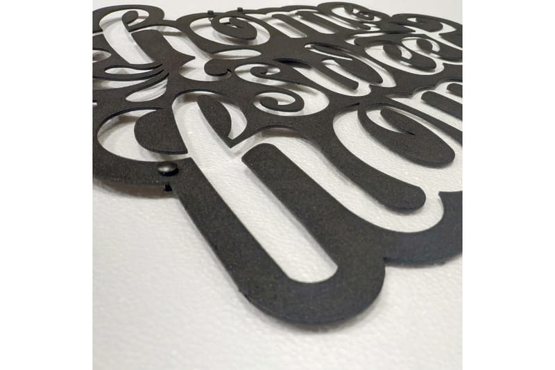 Salechard Skilt 47x50 cm VP Spain - Metall/Svart - Innredning - Veggdekorasjon - Skilt - Metallskilt
