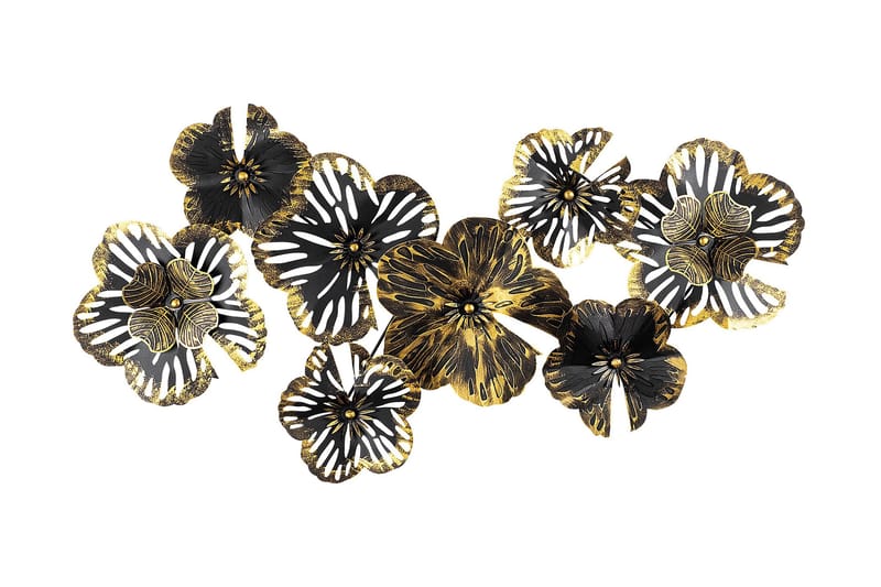 Shouguang Veggdekor, Svart/Gull