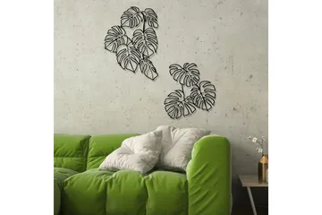 Spirit Leaf Veggdekor - Svart - Innredning - Veggdekorasjon - Skilt - Metallskilt