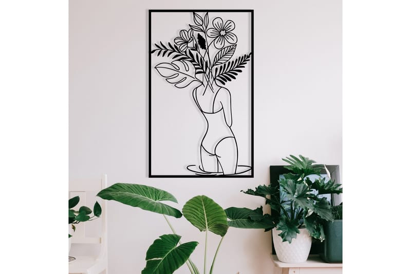 Spring in the Head Veggdekor - Svart - Innredning - Veggdekorasjon - Skilt - Metallskilt