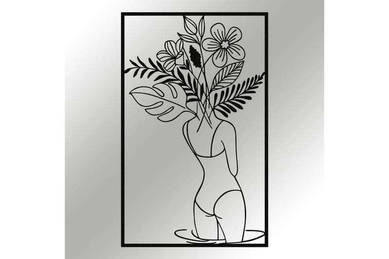 Spring in the Head Veggdekor - Svart - Innredning - Veggdekorasjon - Skilt - Metallskilt