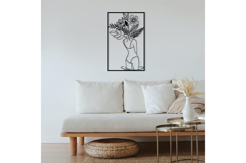 Spring in the Head Veggdekor - Svart - Innredning - Veggdekorasjon - Skilt - Metallskilt