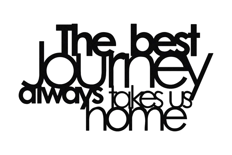 The Best Lourney Always Veggdekor, Svart