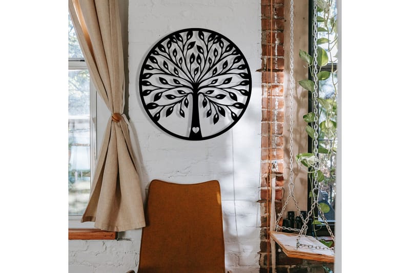 Tree branches Veggdekor - Svart - Innredning - Veggdekorasjon - Skilt - Metallskilt