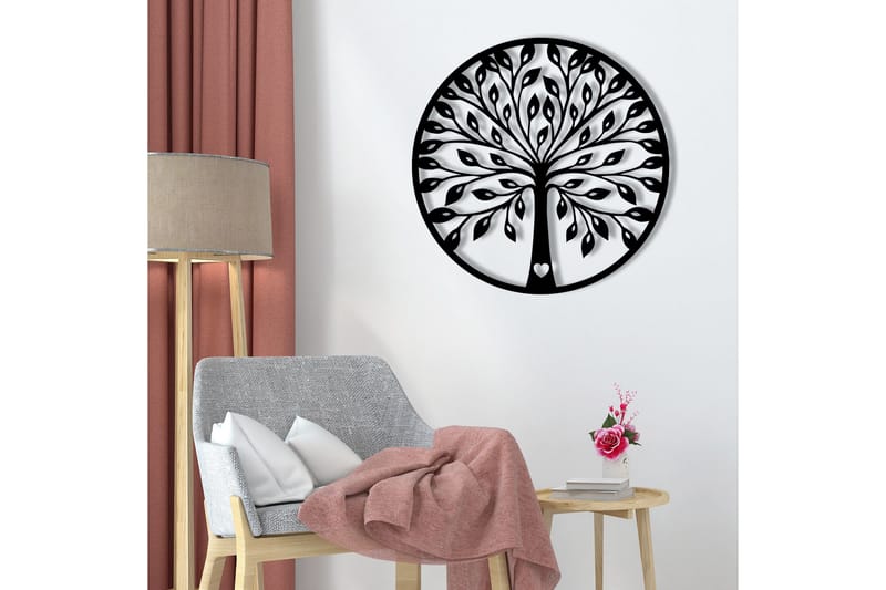 Tree branches Veggdekor - Svart - Innredning - Veggdekorasjon - Skilt - Metallskilt