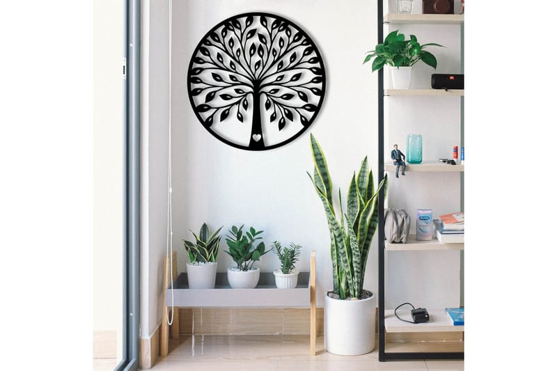 Tree branches Veggdekor - Svart - Innredning - Veggdekorasjon - Skilt - Metallskilt