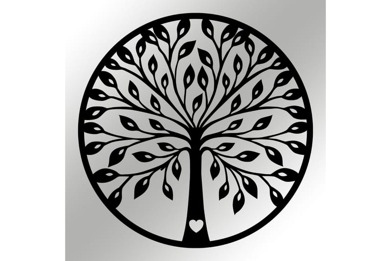 Tree branches Veggdekor - Svart - Innredning - Veggdekorasjon - Skilt - Metallskilt