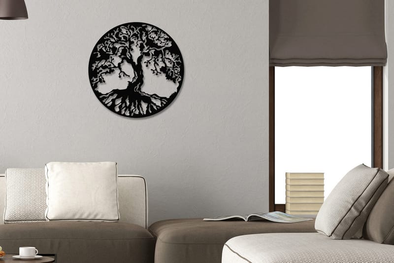 Tree Veggdekor, Svart