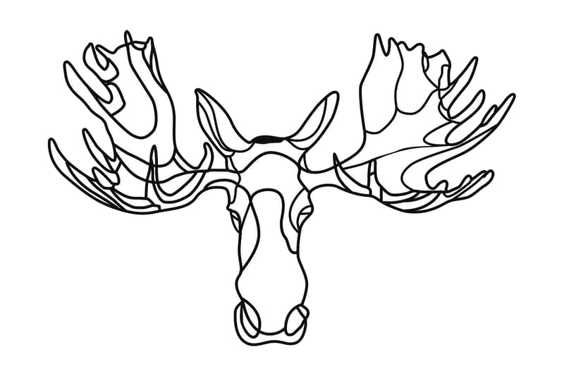 Vaveyla 2 Veggdekor, Svart