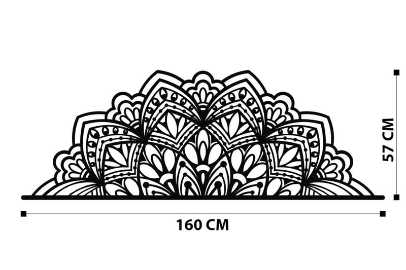 Vaveyla Veggdekor - Svart - Innredning - Veggdekorasjon - Skilt - Metallskilt