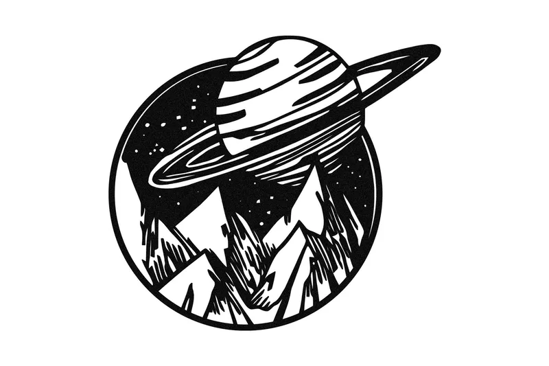 Venus Veggdekor, Svart