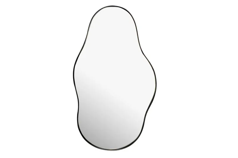 Speil Wohnling Asymmetrisk metallramme oval 80 cm, undefined
