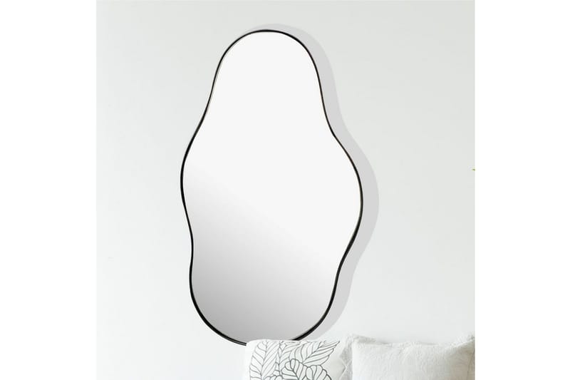Speil Wohnling Asymmetrisk metallramme oval 80 cm - Innredning - Veggdekorasjon - Rammer