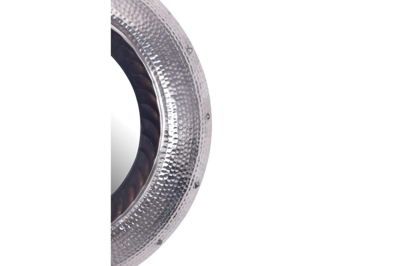 Speil Wohnling Moderne bølgemetallramme rund 74 cm - Innredning - Veggdekorasjon - Rammer