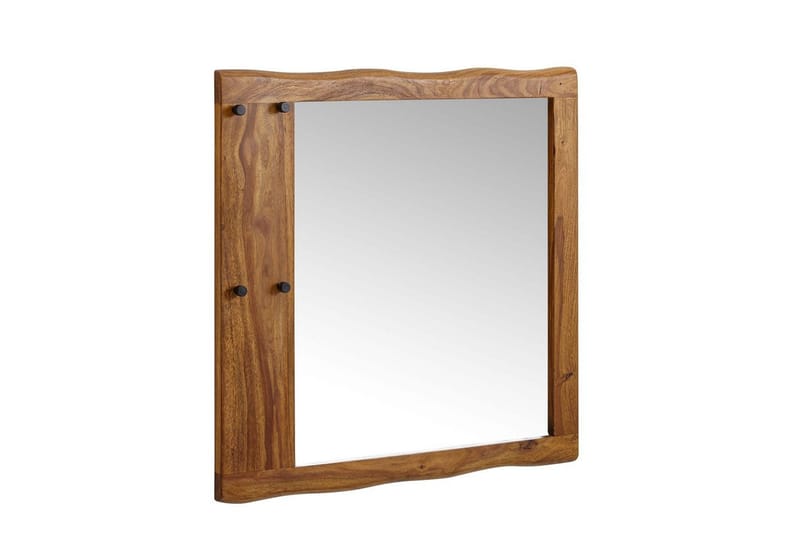 Speil Wohnling Trekanter i massiv treramme med kroker Landlig stil, undefined