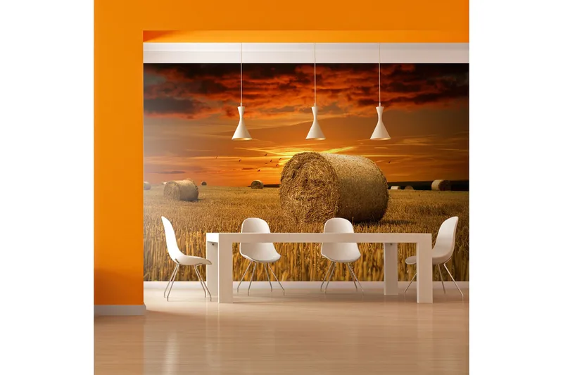 Fototapet Jorde Av Gull 300x231 - Artgeist sp. z o. o. - Innredning - Veggdekorasjon - Tapeter - Fototapeter
