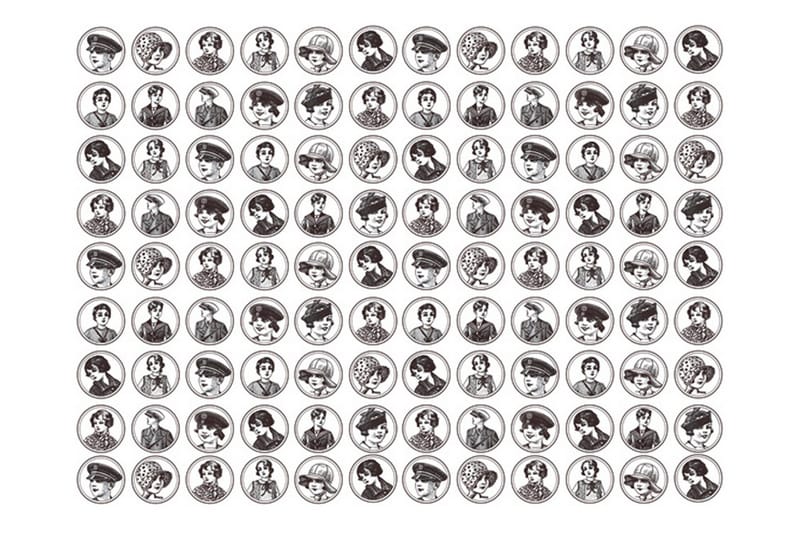 Fototapet 20s And 30s 200x154, Artgeist sp. z o. o.