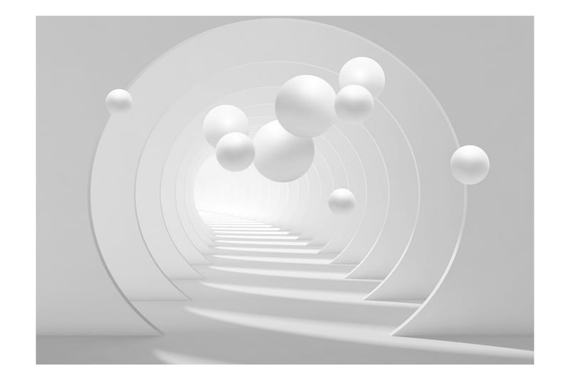 Fototapet 3D Tunnell 400x280 - Artgeist sp. z o. o. - Innredning - Veggdekorasjon - Tapeter - Fototapeter