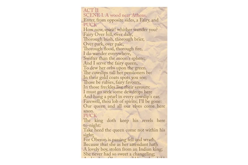 Fototapet A Midsummer Night's Dream Magic Night 50x1000 - Artgeist sp. z o. o. - Innredning - Veggdekorasjon - Tapeter - Fototapeter