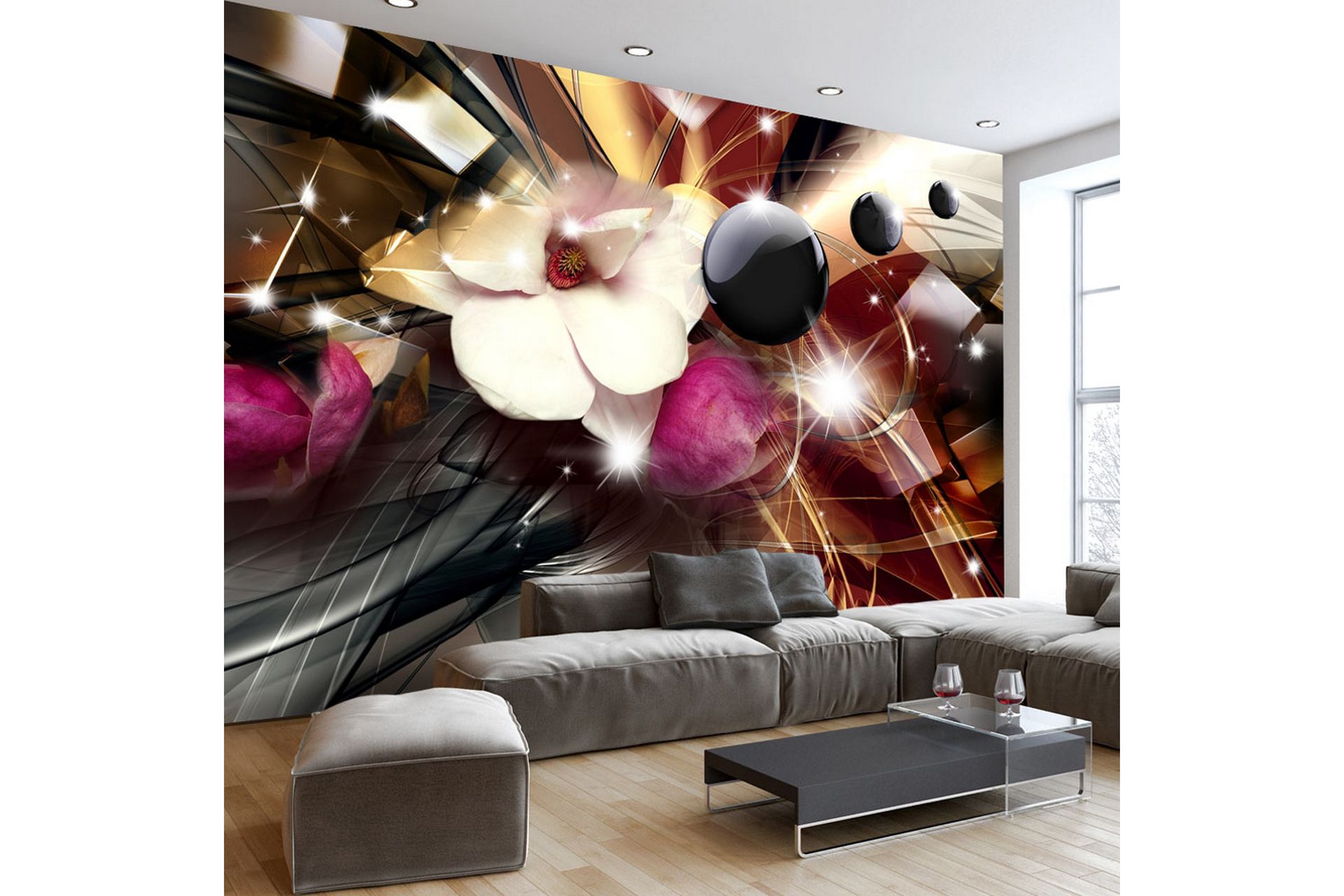 Fototapet Abstraction Of Colours 200x140 - Artgeist sp. z o. o. - Innredning - Veggdekorasjon - Tapeter - Fototapeter