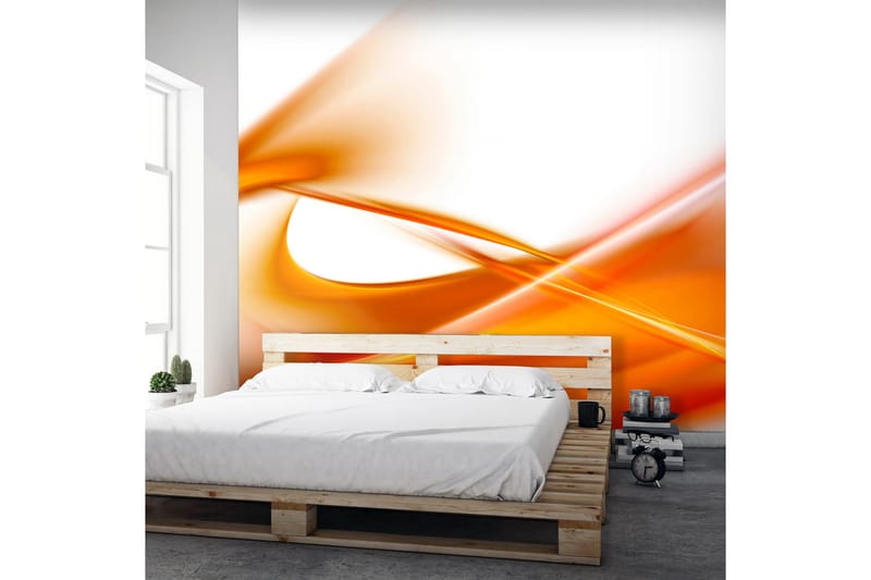 Fototapet Abstrakt Oransje 300x231 - Artgeist sp. z o. o. - Innredning - Veggdekorasjon - Tapeter - Fototapeter
