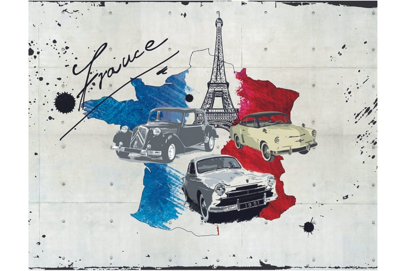 Fototapet Admirer Of Cars Frankrike 200x154, Artgeist sp. z o. o.