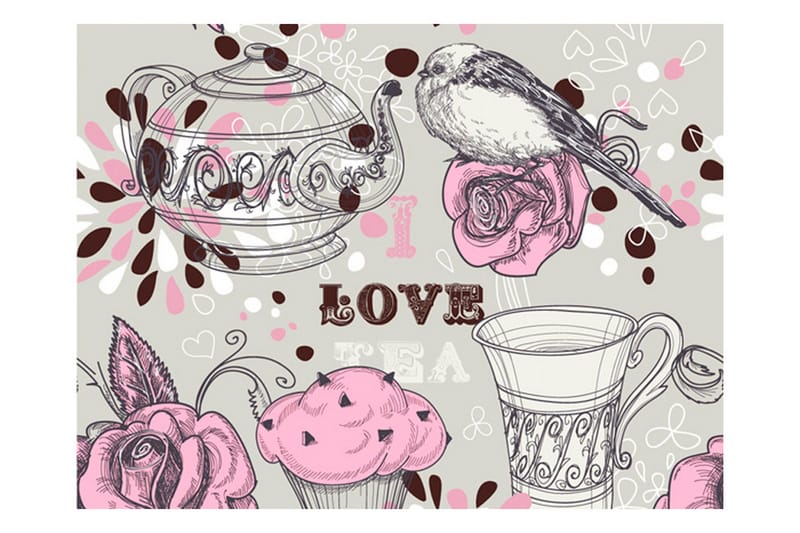 Fototapet Afternoon Tea 200x154, Artgeist sp. z o. o.