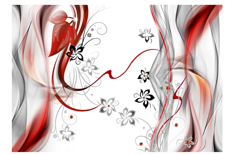 Fototapet Airy Fabric 100x70 - Artgeist sp. z o. o. - Innredning - Veggdekorasjon - Tapeter - Fototapeter