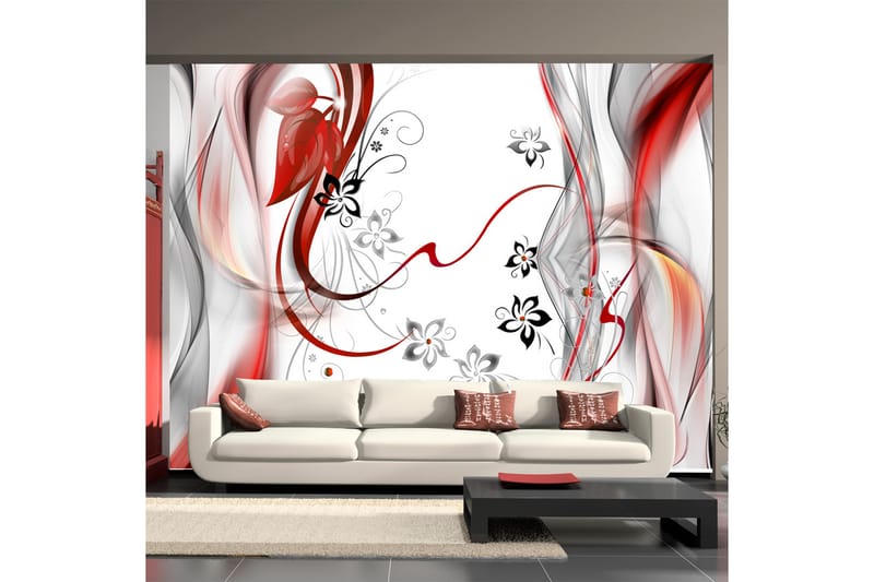 Fototapet Airy Fabric 350x245 - Artgeist sp. z o. o. - Innredning - Veggdekorasjon - Tapeter - Fototapeter