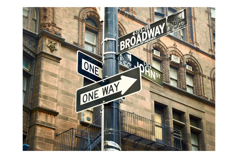 Fototapet All Roads Lead To Broadway 250x193, Artgeist sp. z o. o.
