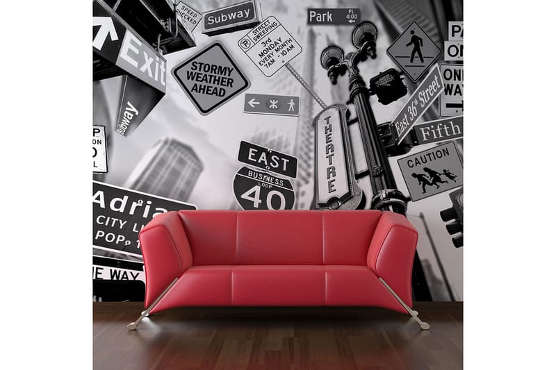 Fototapet Alle Veier Leder Til Manhattan 350x270, Artgeist sp. z o. o.