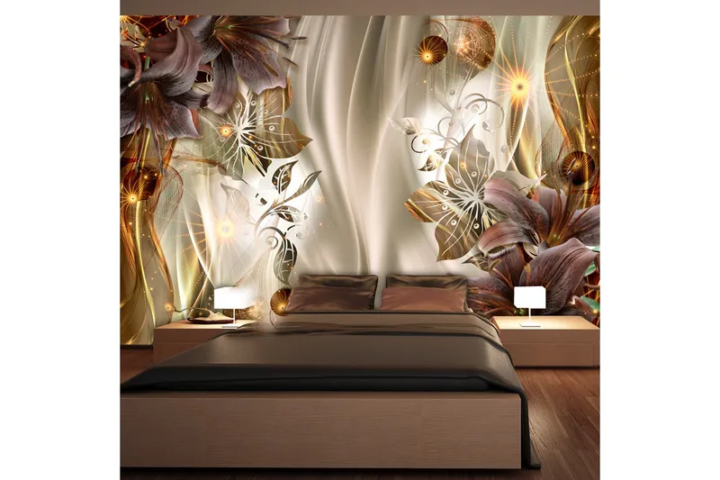 Fototapet Amber Land 300x210 - Artgeist sp. z o. o. - Innredning - Veggdekorasjon - Tapeter - Fototapeter