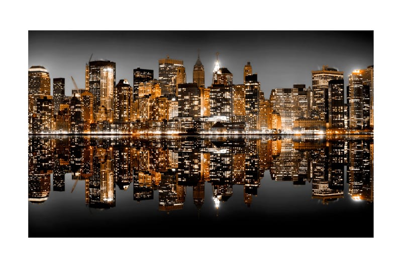 Fototapet American Gold 450x270 - Artgeist sp. z o. o. - Innredning - Veggdekorasjon - Tapeter - Fototapeter