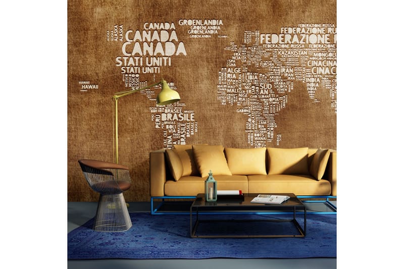 Fototapet Antique Italian Map 250x193, Artgeist sp. z o. o.