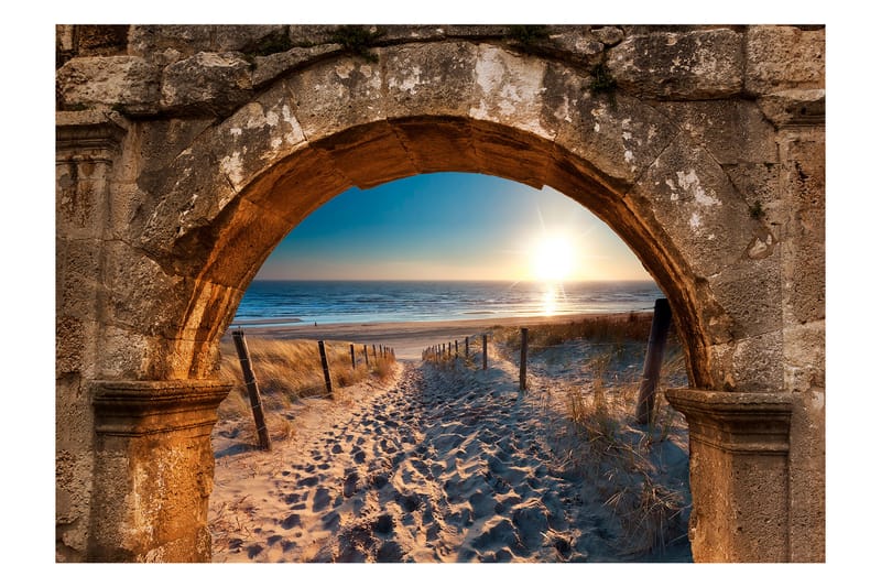 Fototapet Arch And Beach 100x70 - Artgeist sp. z o. o. - Innredning - Veggdekorasjon - Tapeter - Fototapeter