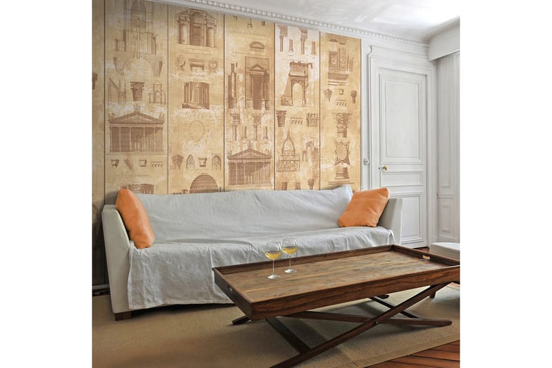 Fototapet Architectural Pearl 50x1000, Artgeist sp. z o. o.