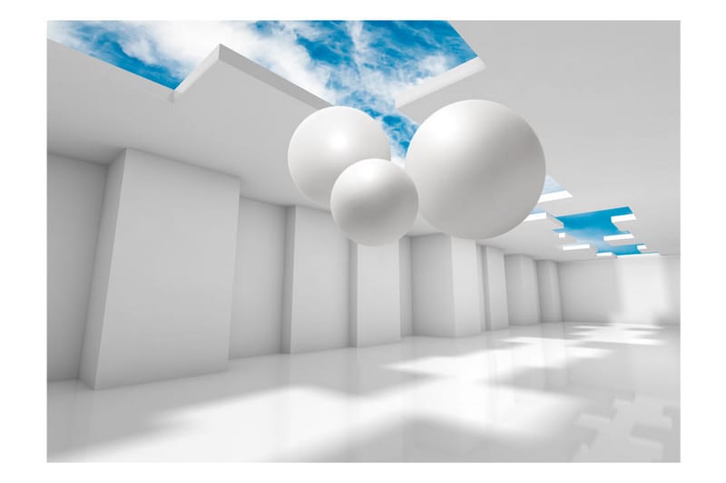 Fototapet Architecture Of The Future 100x70 - Artgeist sp. z o. o. - Innredning - Veggdekorasjon - Tapeter - Fototapeter