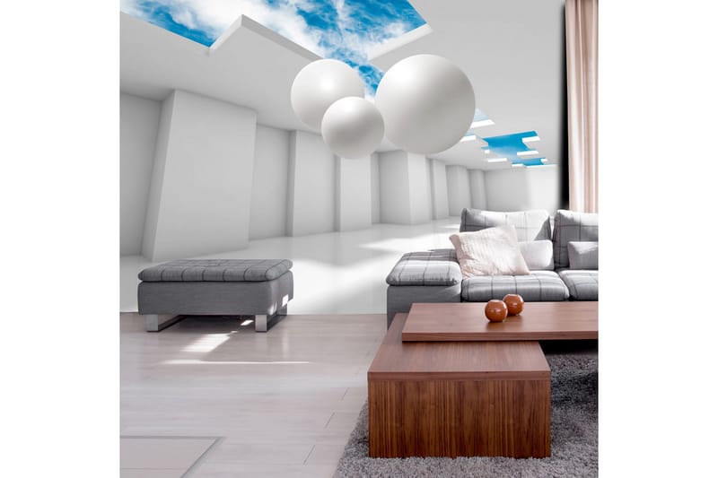 Fototapet Architecture Of The Future 150x105 - Artgeist sp. z o. o. - Innredning - Veggdekorasjon - Tapeter - Fototapeter