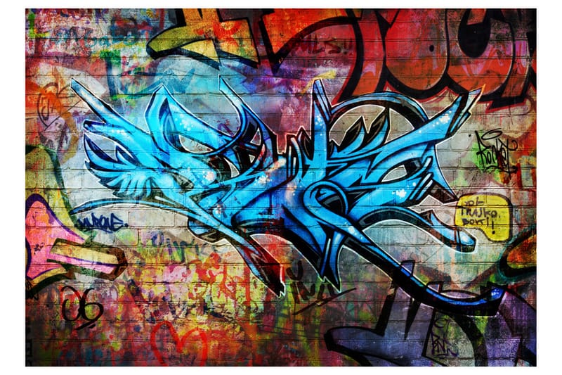 Fototapet Art Crime 200x140 - Artgeist sp. z o. o. - Innredning - Veggdekorasjon - Tapeter - Fototapeter