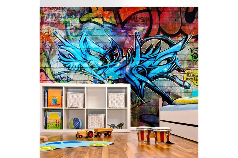 Fototapet Art Crime 400x280 - Artgeist sp. z o. o. - Innredning - Veggdekorasjon - Tapeter - Fototapeter