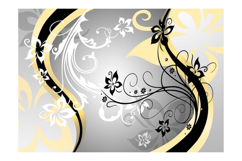 Fototapet Art-Flowers Yellow 350x245 - Artgeist sp. z o. o. - Innredning - Veggdekorasjon - Tapeter - Fototapeter