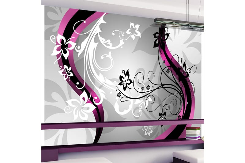 Fototapet Art-Flowers Pink 250x175 - Artgeist sp. z o. o. - Innredning - Veggdekorasjon - Tapeter - Fototapeter