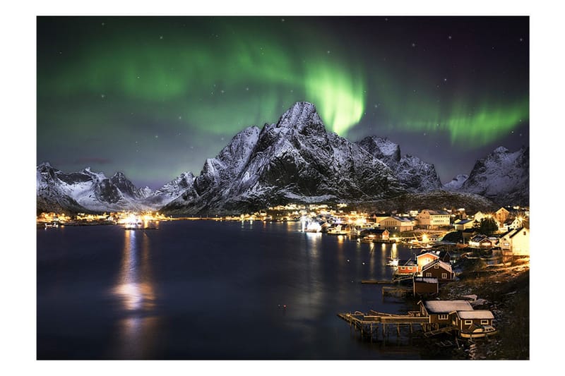 Fototapet Aurora Borealis 300x210 - Artgeist sp. z o. o. - Innredning - Veggdekorasjon - Tapeter - Fototapeter