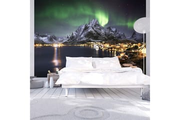 Fototapet Aurora Borealis 350x245 - Artgeist sp. z o. o. - Innredning - Veggdekorasjon - Tapeter - Fototapeter