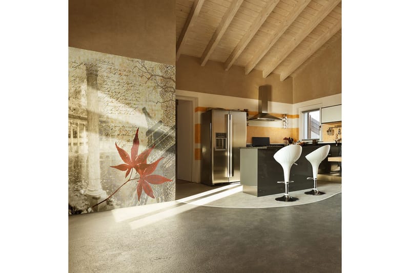 Fototapet Autumn And Paris 200x154 - Artgeist sp. z o. o. - Innredning - Veggdekorasjon - Tapeter - Fototapeter