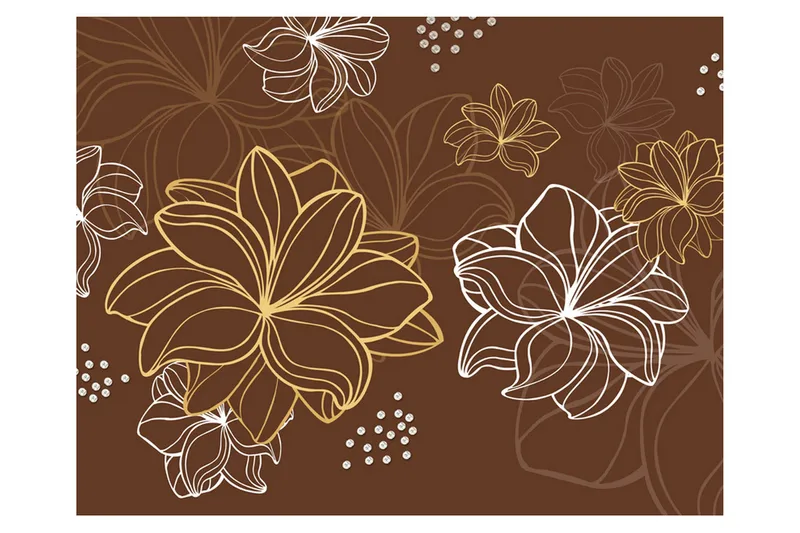 Fototapet Autumnal Flora 200x154 - Artgeist sp. z o. o. - Innredning - Veggdekorasjon - Tapeter - Fototapeter